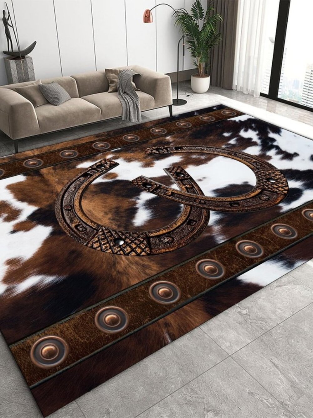 Western Rugs for Living Room,6x8ft, Southwestern Native American Aztec